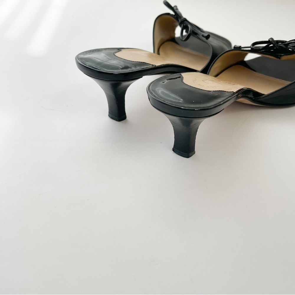 Chanel Black Leather Open Toe Sandals size 35 - Picture 11 of 11